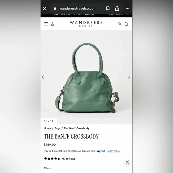 Wanderers Travel Co. “THE BANFF CROSSBODY” - Picture 8 of 8